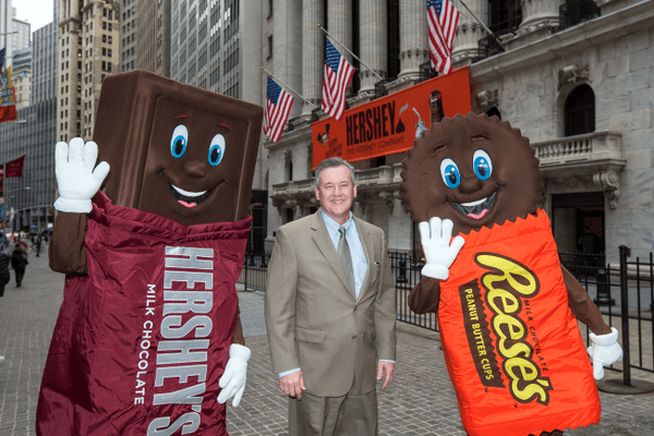 National Flag & Display produces banners for Hershey and Company at NYSE