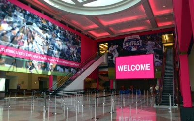 National Flag & Display produces banner scenic elements for T-Mobile All-Star FanFest