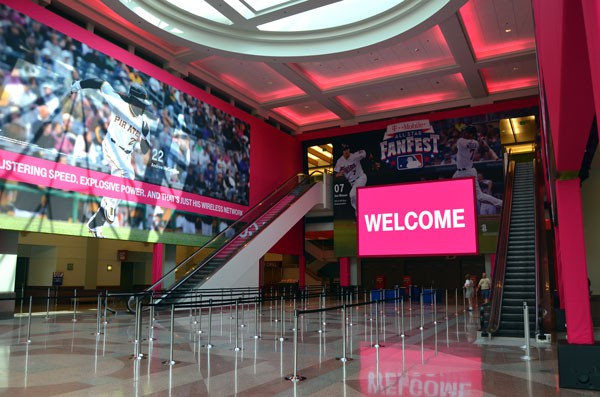 National Flag & Display produces banner scenic elements for T-Mobile All-Star FanFest