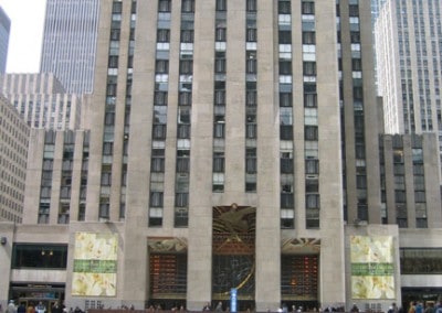 Rockefeller Center New York City (NYC - Custom Banners, Step & Repeat Banners, Flags, Displays manufactured by National Flag & Display (New York, NY)
