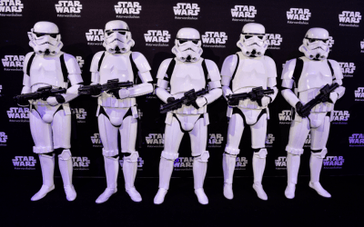 National Flag & Display creates custom Step and Repeat Backdrop for Star Wars exhibit