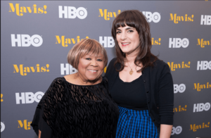 National Flag & Display (NYC) produces the Step and Repeat Backdrop for the new HBO documentary Mavis!