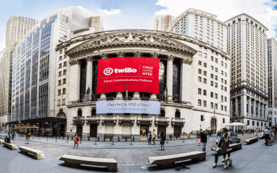 National Flag & Display produces  Custom Banners at the New York Stock Exchange for Twilio’s initial public offering.