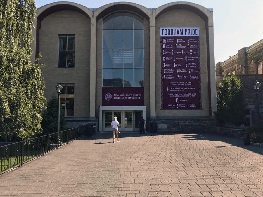 National Flag & Display produces Custom Dye-Sublimated Banners for Fordham University