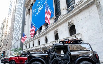New York Stock Exchange Custom Banner for new F-150 and Bronco